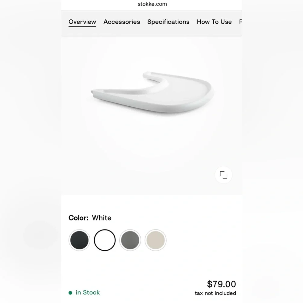 STOKKE Tripp Trapp Tray (white) - Picture 2 of 6